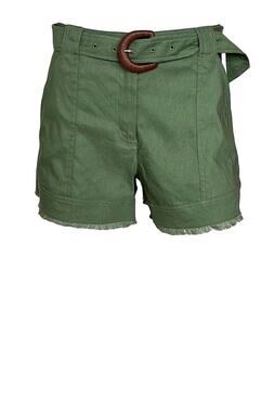 SIMKHAI Kermit Summer Belted Short - 6 - Verde